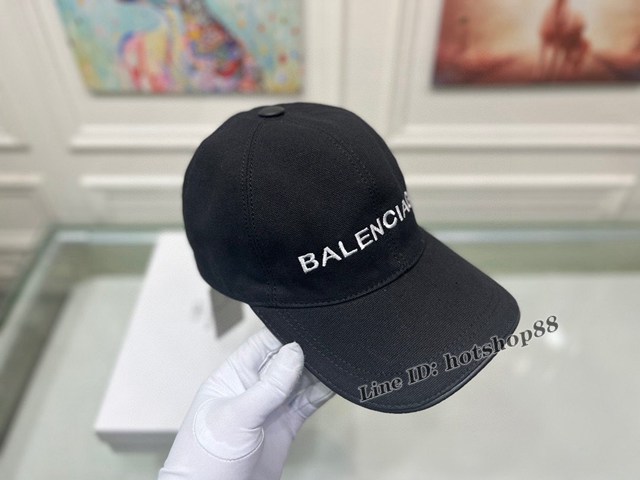 Balenciaga專櫃新款巴黎世家立體刺繡帆布經典原單棒球帽鴨舌帽 mmyj3017